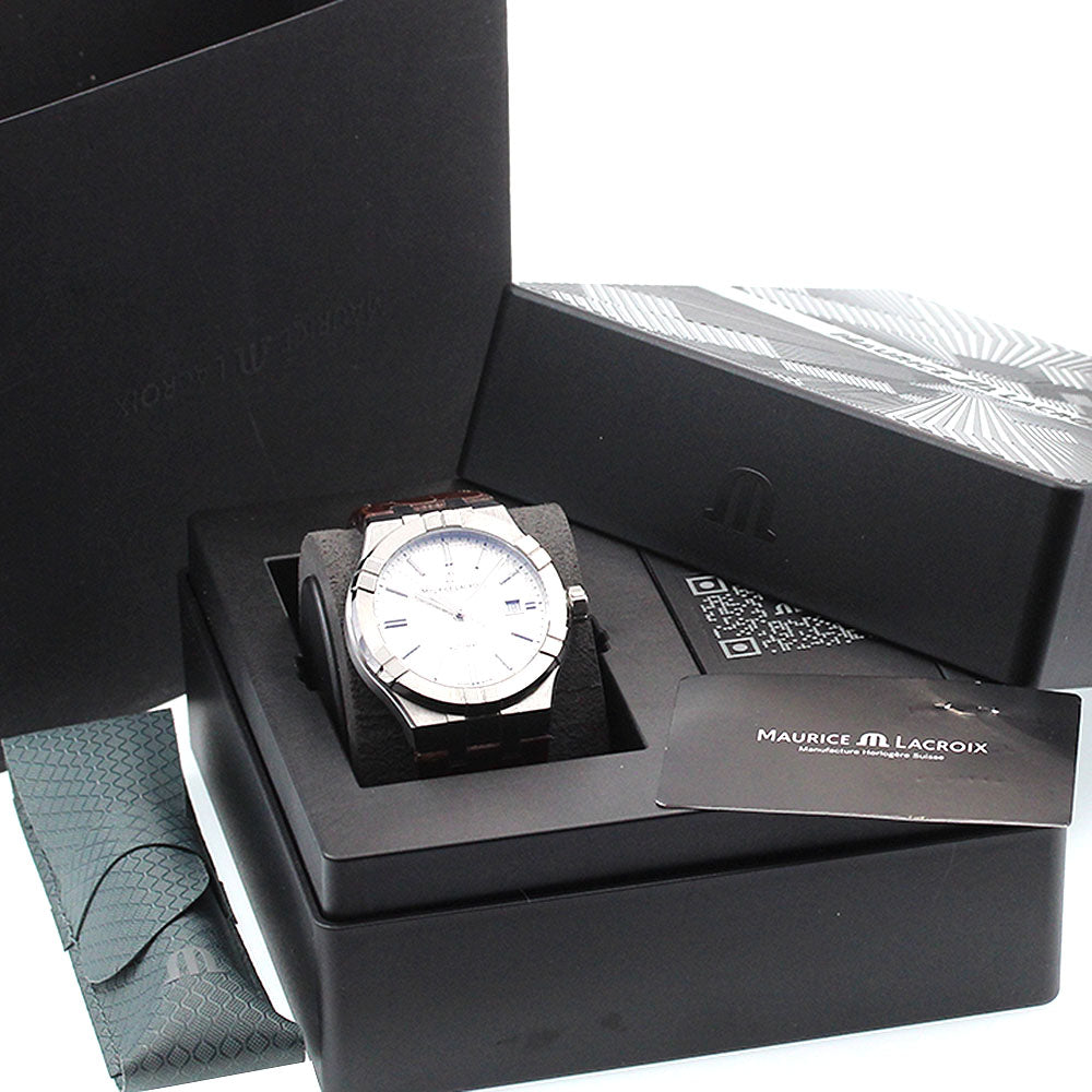 MAURICE LACROIX Icon automatic AI6008-SS001-130-1 Date Silver Dial Automatic Men's Watch_868460