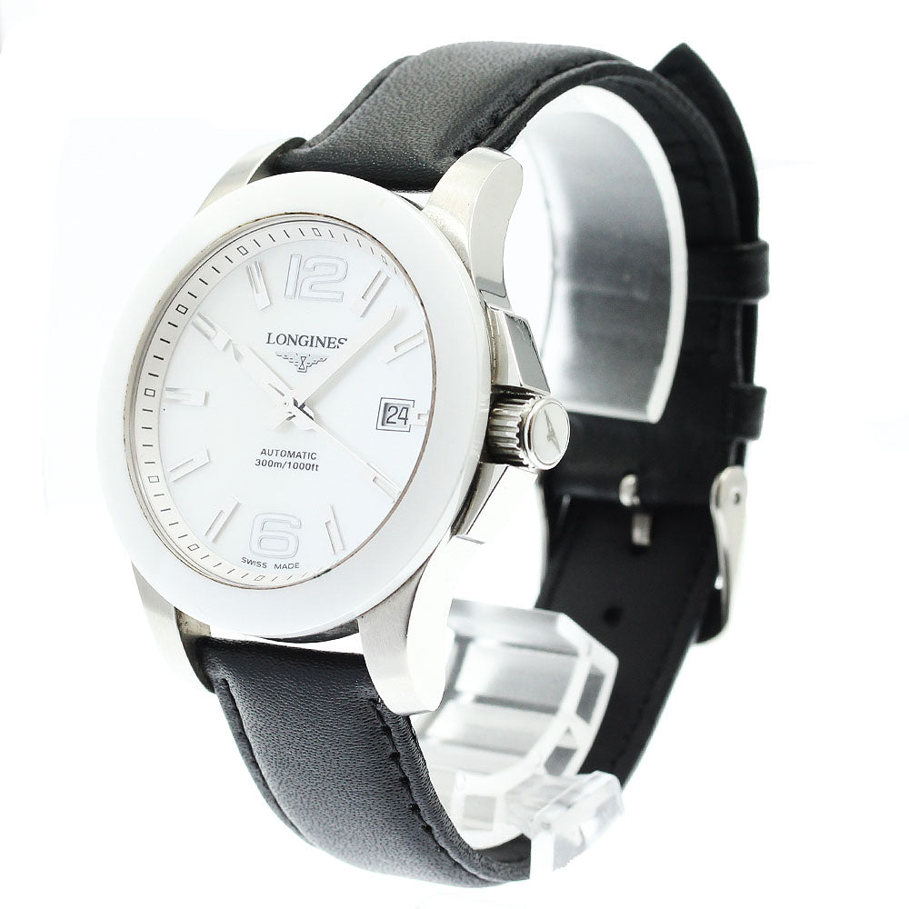 LONGINES Conquest Automatic 39mm L3.655.4 Date White shell Dial Men's _868462