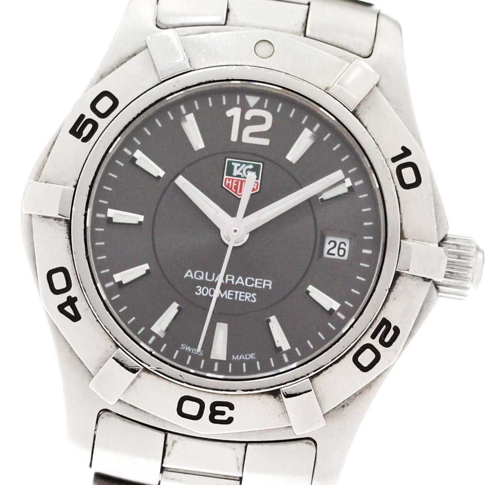 TAG HEUER Aqua racer WAF141E.BA0823 Date gray Dial Quartz Ladies Watch_868463