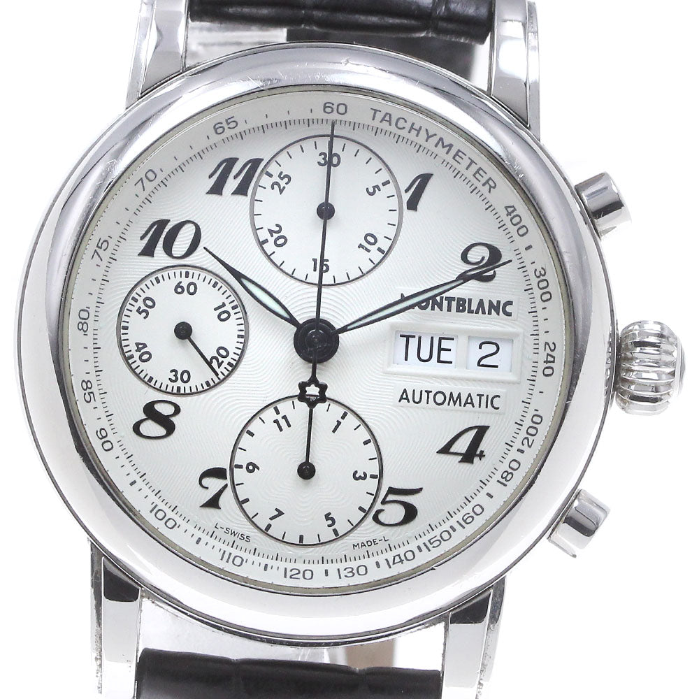 MONTBLANC Meisterstück 101632/7016 Chronograph day date beige Dial Automatic Men's Watch_868465
