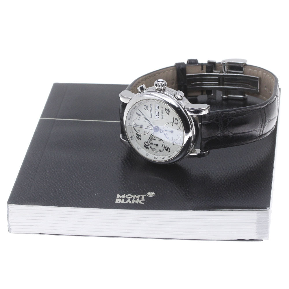 MONTBLANC Meisterstück 101632/7016 Chronograph day date beige Dial Automatic Men's Watch_868465