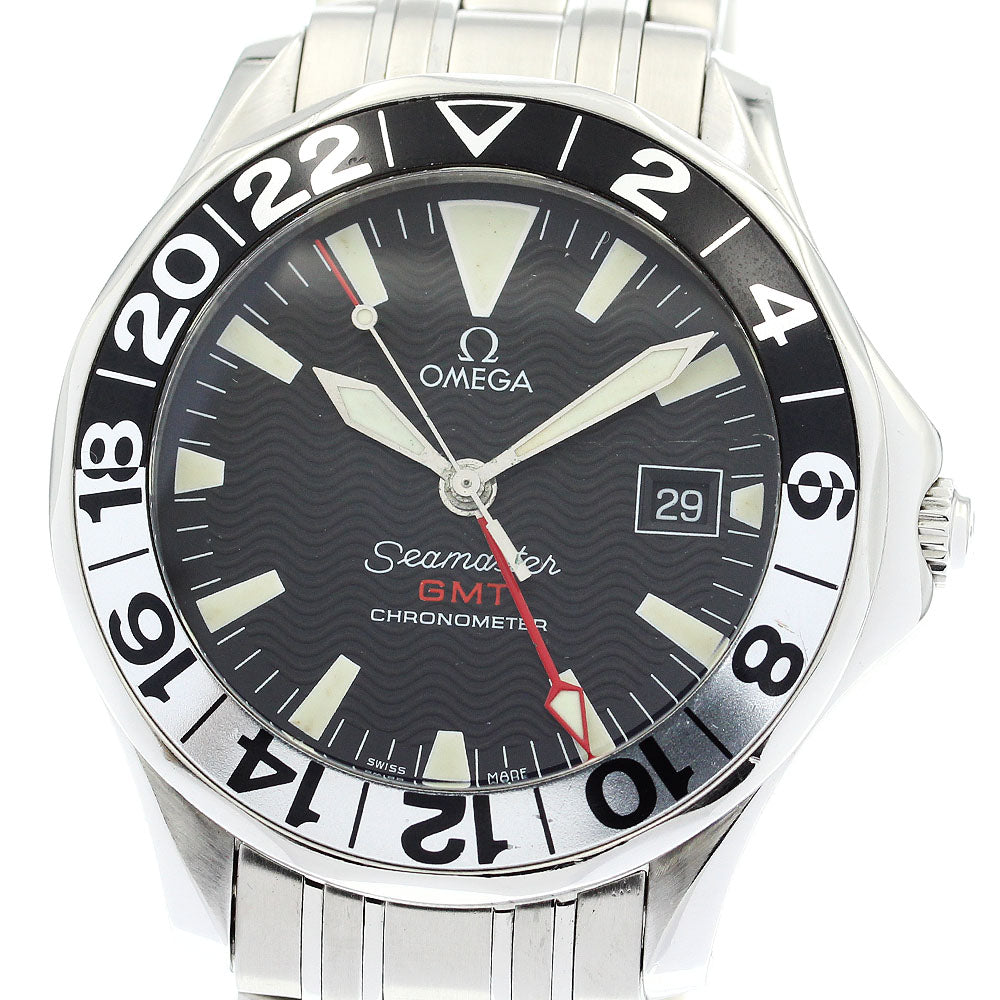 OMEGA Seamaster300 50th Anniversary Model 2534.50 GMT black Dial Automatic Men's Watch_868473