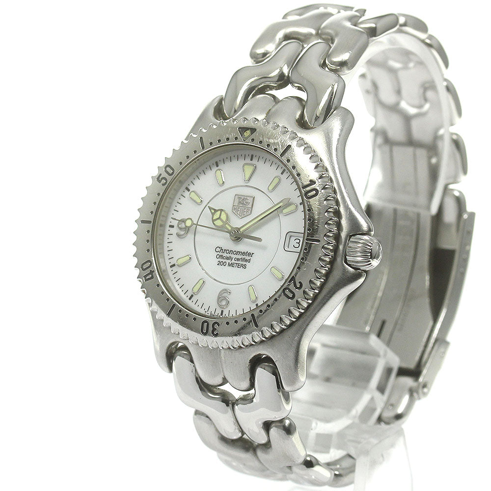 TAG HEUER S/el WG5113-P0 Date white Dial Automatic Men's Watch_868511