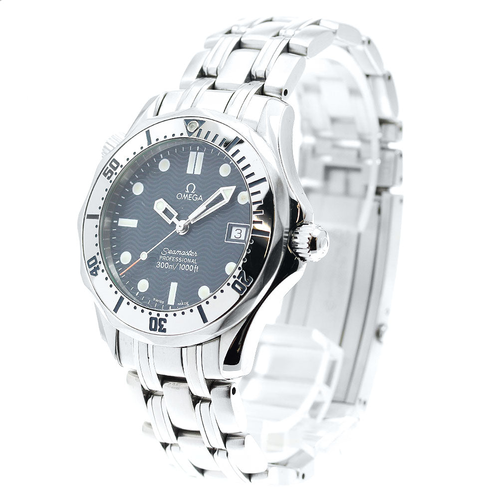 OMEGA Seamaster300 2562.80 Date blue Dial Quartz Boy's Watch_868536