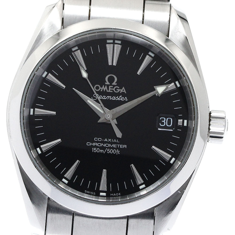OMEGA Seamaster Aqua Terra 2504.50 Date Black Dial Automatic Boy's Watch_868556