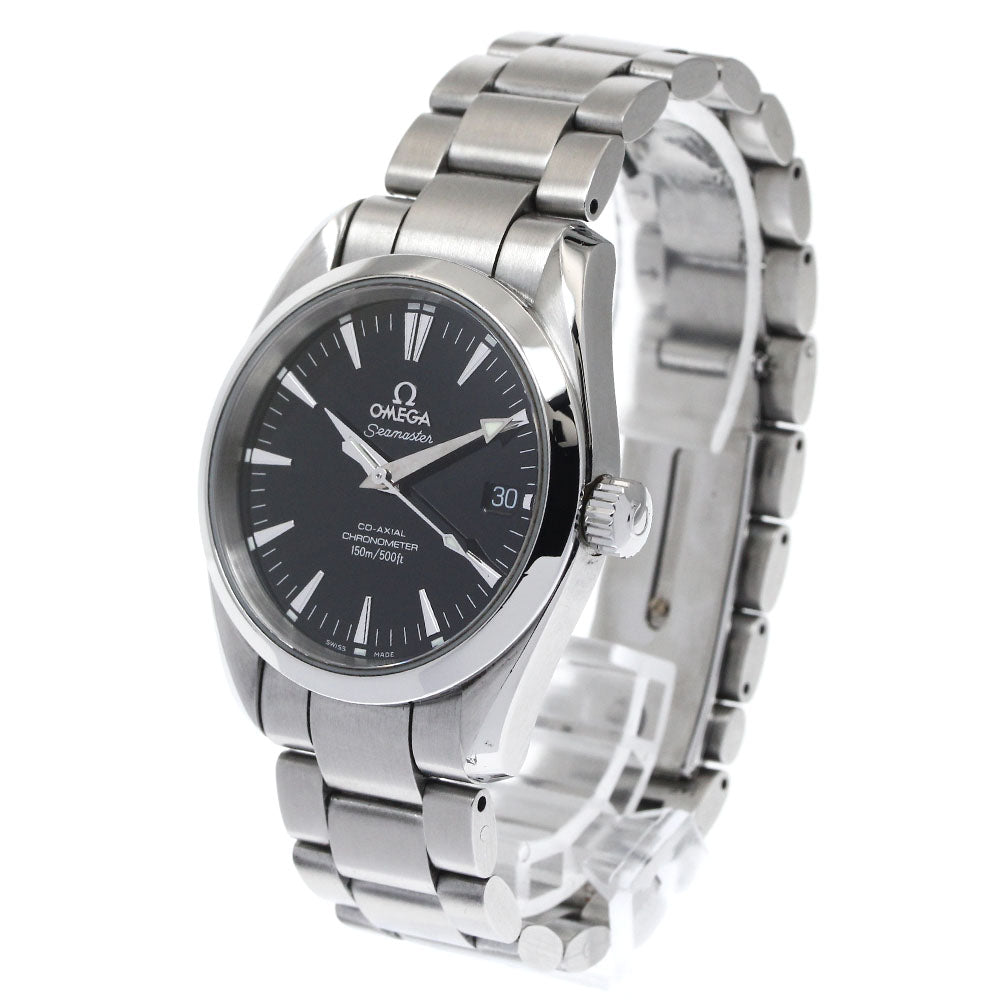 OMEGA Seamaster Aqua Terra 2504.50 Date Black Dial Automatic Boy's Watch_868556