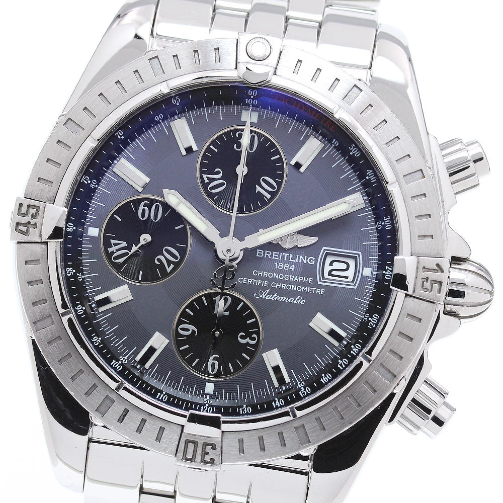BREITLING Chronomat Evolution A13356 gray Dial Automatic Men's Watch_868558