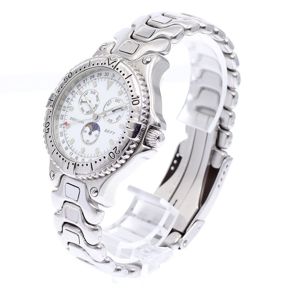 ZENITH Defy 02.2000.393 Triple calendar moon phase white Dial Quartz Men's Watch_868575