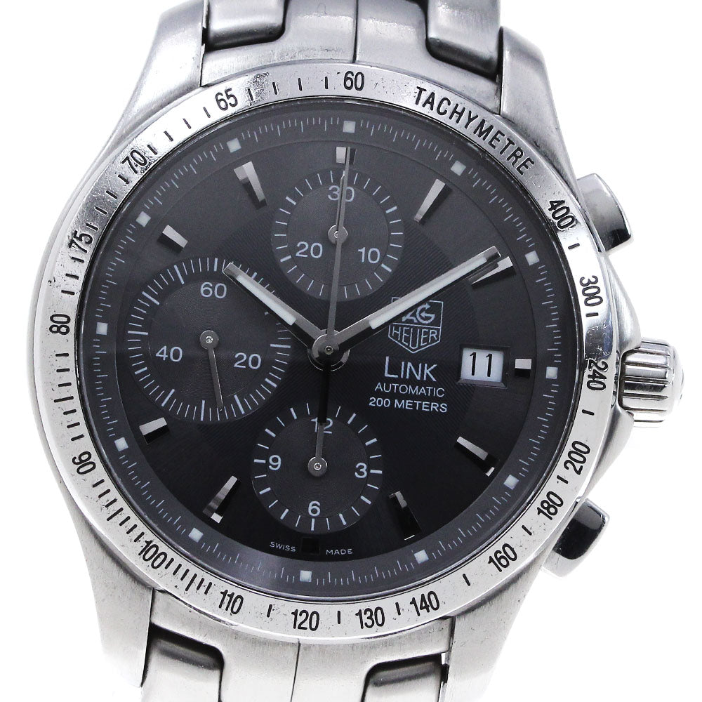 TAG HEUER Link CJF2115 Chronograph gray Dial Automatic Men's Watch_868581