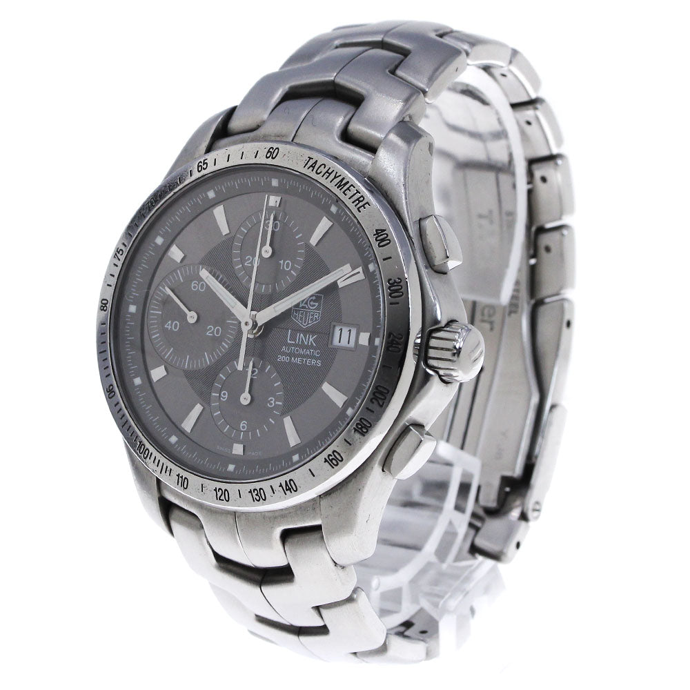 TAG HEUER Link CJF2115 Chronograph gray Dial Automatic Men's Watch_868581