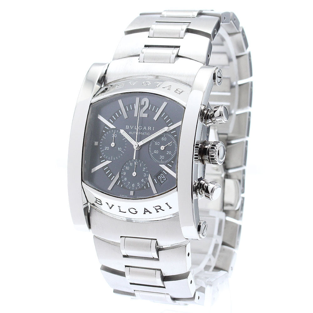 BVLGARI Assioma AA48SCH Chronograph gray Dial Automatic Men's Watch_868613