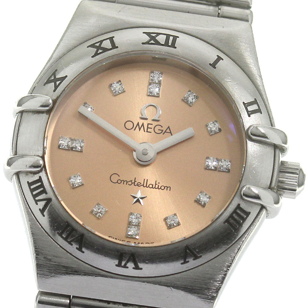 OMEGA Constellation Mini Cindy Crawford 1564.66 16P Diamond Quartz Ladies_868631