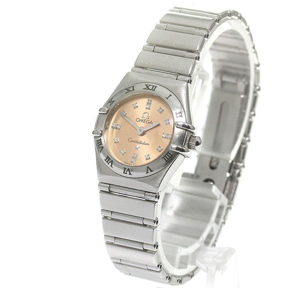 OMEGA Constellation Mini Cindy Crawford 1564.66 16P Diamond Quartz Ladies_868631