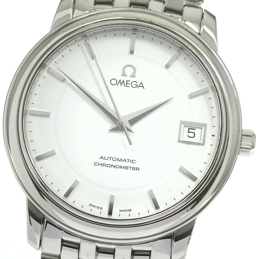 OMEGA De Ville Prestige 4500.21 Date white Dial Automatic Men's Watch_868635