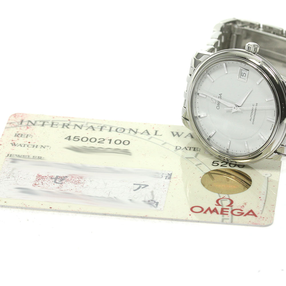 OMEGA De Ville Prestige 4500.21 Date white Dial Automatic Men's Watch_868635