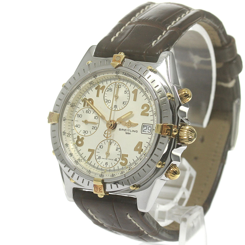 BREITLING Chronomat Bikoro B13050.1 Date Chronograph white Dial Automatic Men's Watch_868642