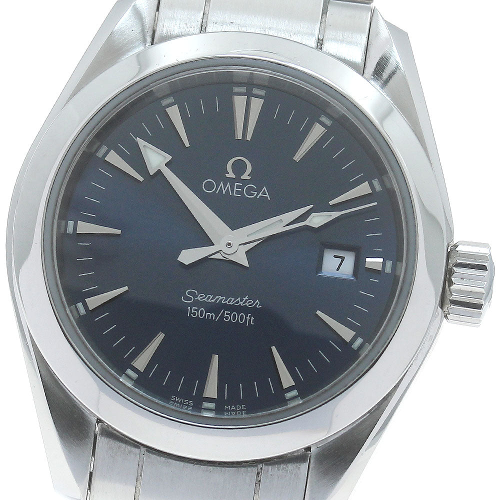 OMEGA Seamaster Aqua Terra 2577.80 Date Navy Dial Quartz Ladies Watch_868815