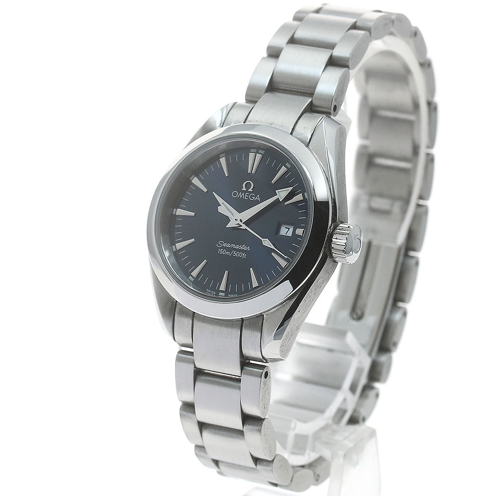 OMEGA Seamaster Aqua Terra 2577.80 Date Navy Dial Quartz Ladies Watch_868815