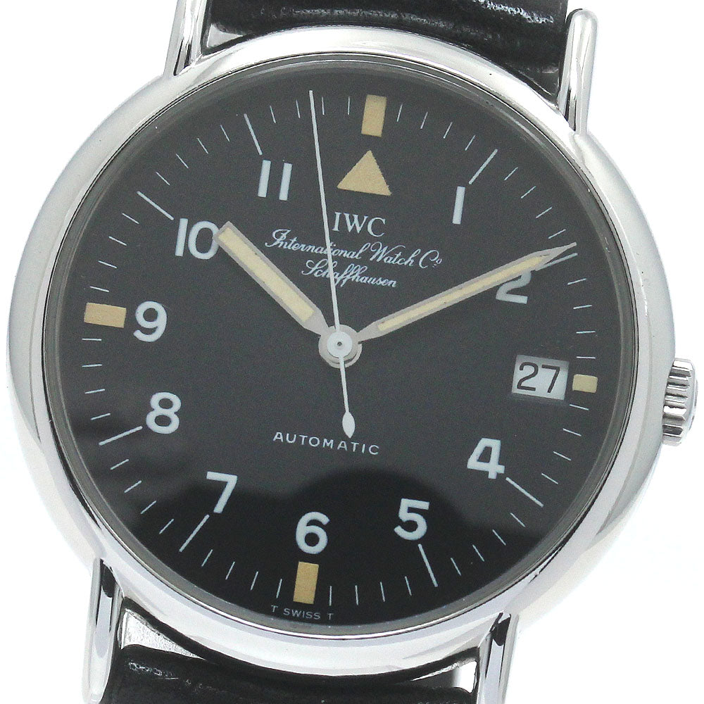 IWC SCHAFFHAUSEN Portofino IW3513-026 Date black Dial Automatic Men's Watch_868840