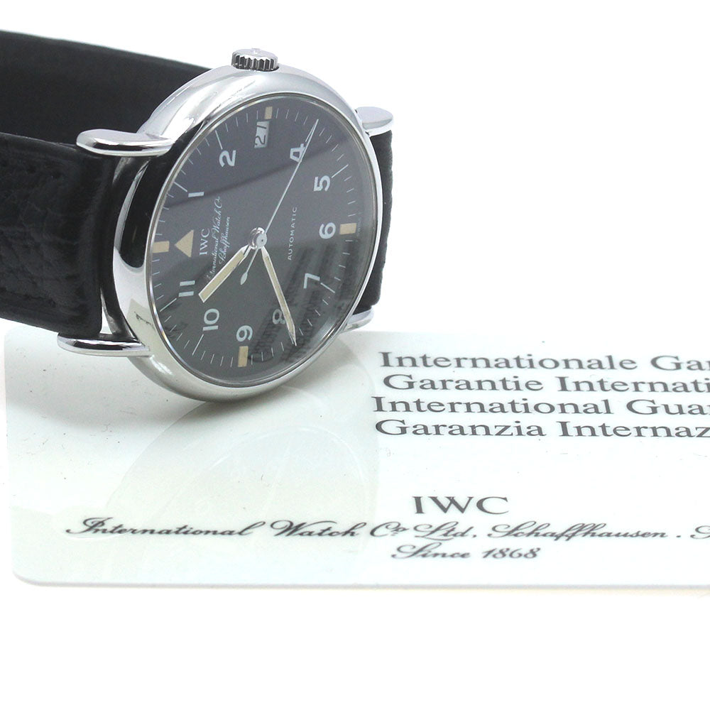 IWC SCHAFFHAUSEN Portofino IW3513-026 Date black Dial Automatic Men's Watch_868840