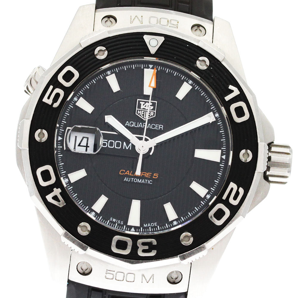 TAG HEUER Aqua racer WAJ2110 Caliber 5 Date black Dial Automatic Men's_868864