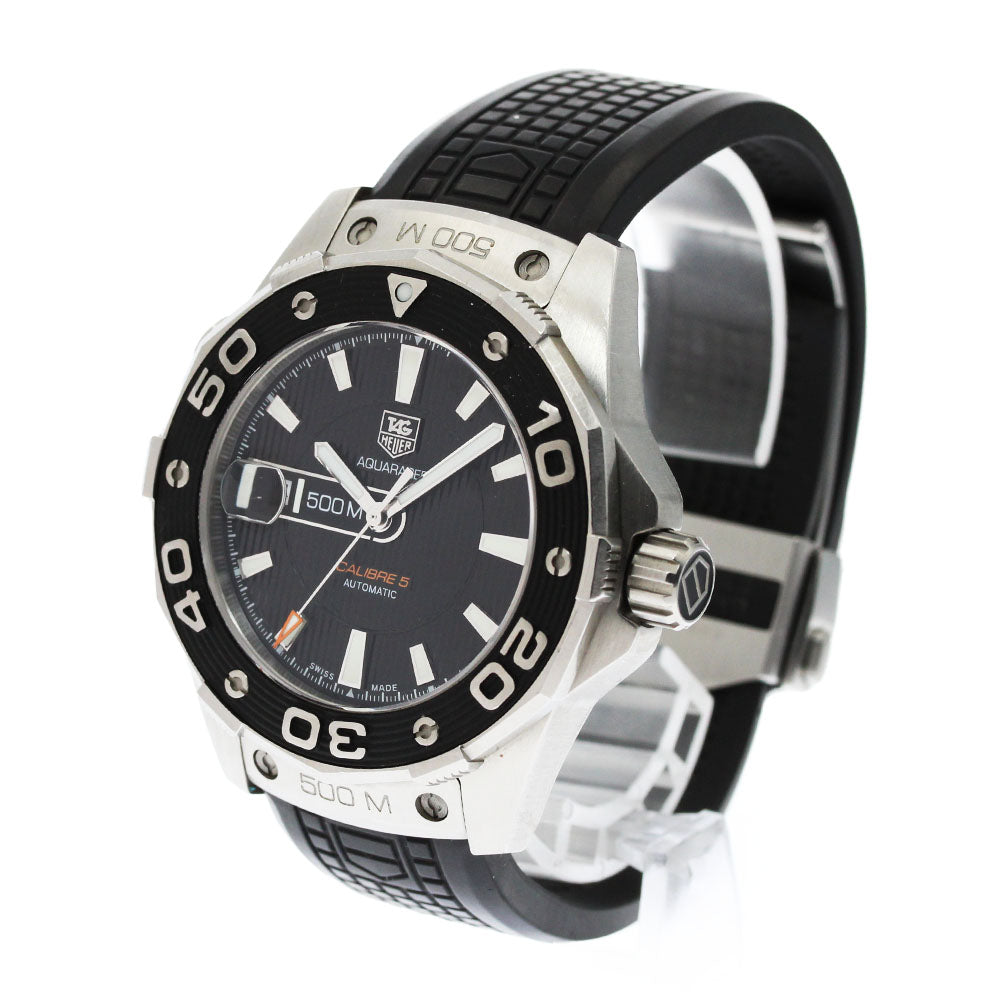 TAG HEUER Aqua racer WAJ2110 Caliber 5 Date black Dial Automatic Men's_868864