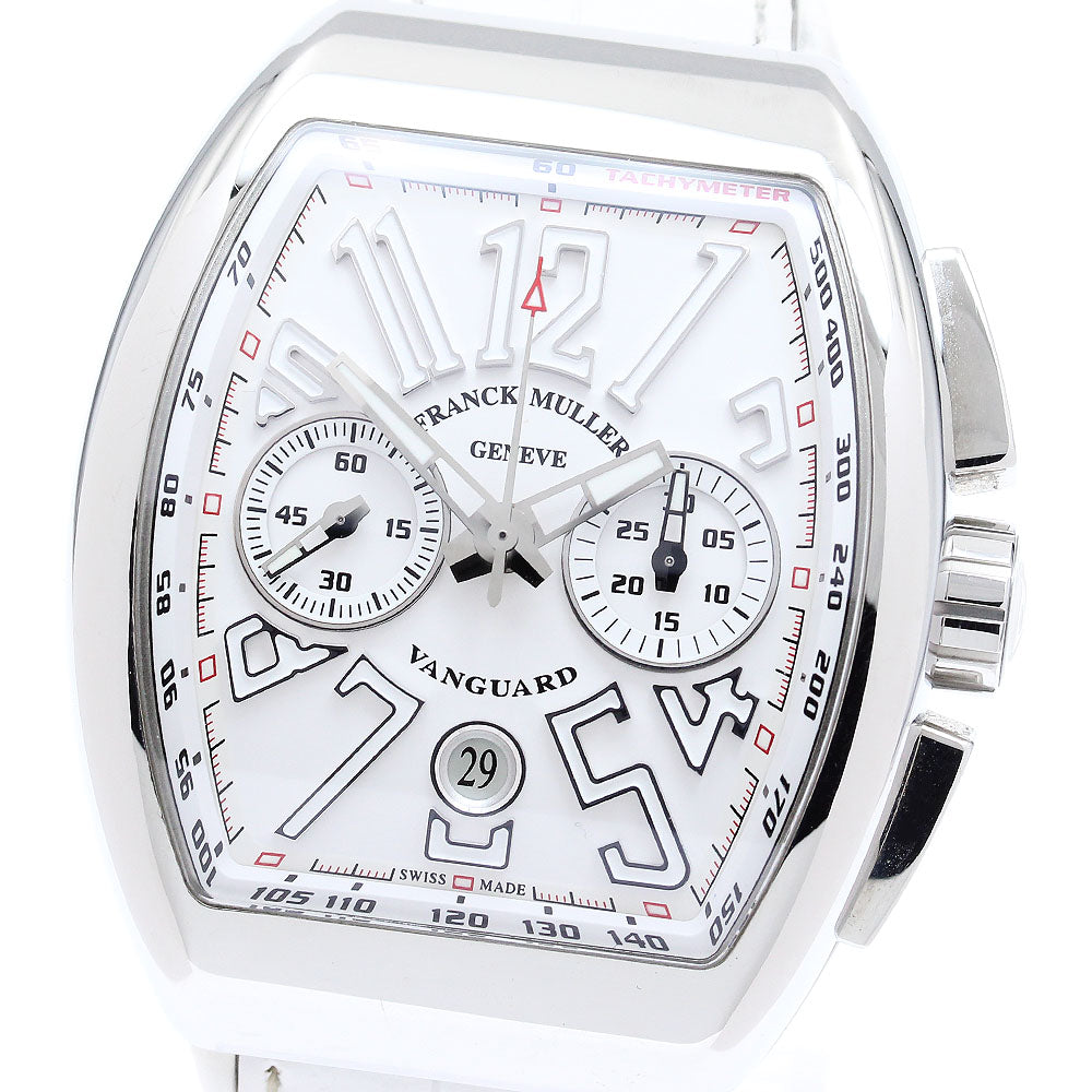 FRANCK MULLER Vanguard V45CCDT Chronograph Date white Dial Automatic Men's Watch_868868