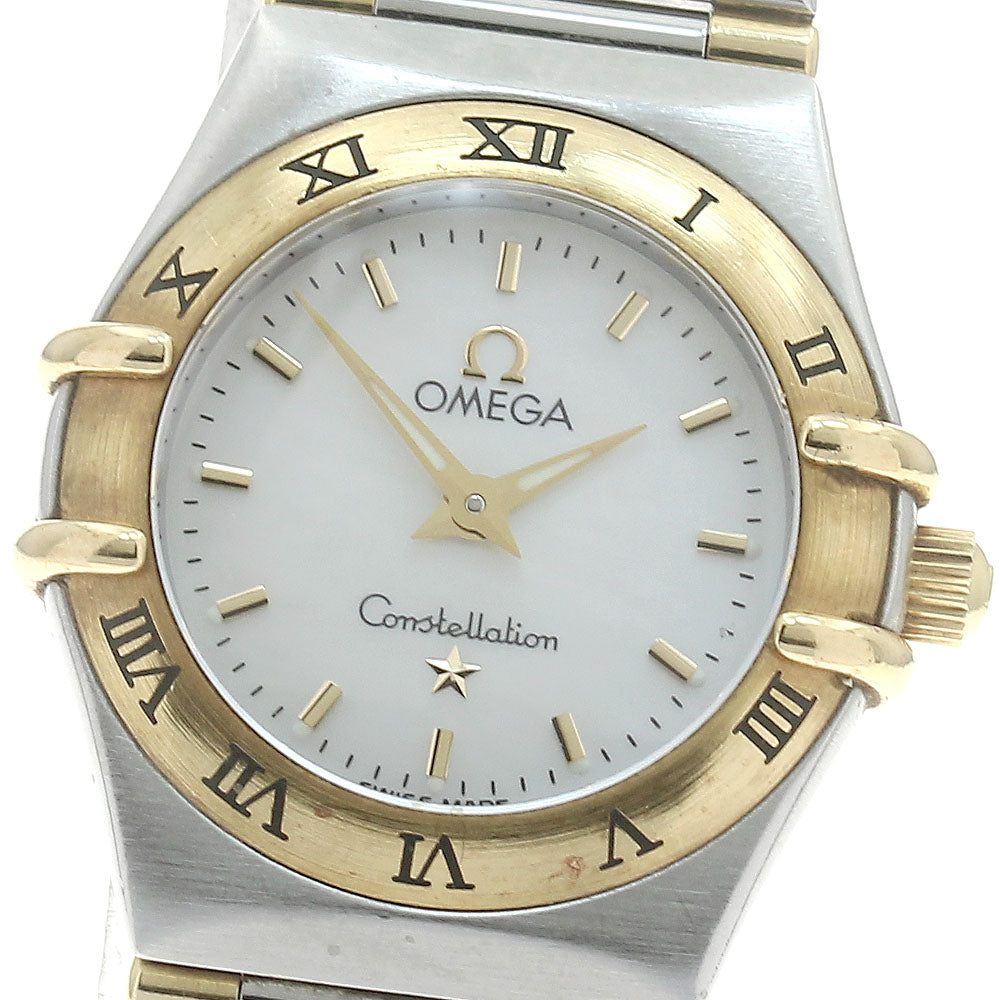 OMEGA Constellation 1362.70 YG2 tone harf bar Quartz Ladies Watch_868869