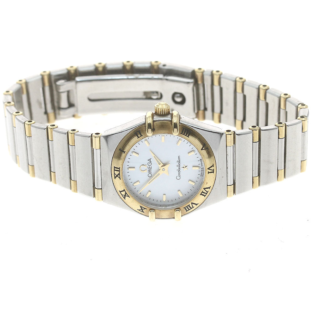 OMEGA Constellation 1362.70 YG2 tone harf bar Quartz Ladies Watch_868869