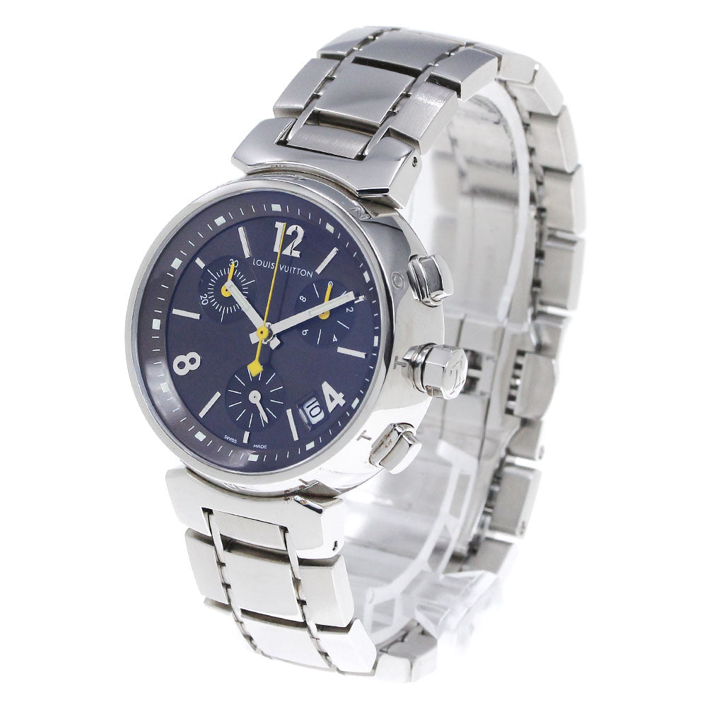 LOUIS VUITTON Tambour Q1321 Chronograph Brown Dial Quartz Boy's Watch_868871