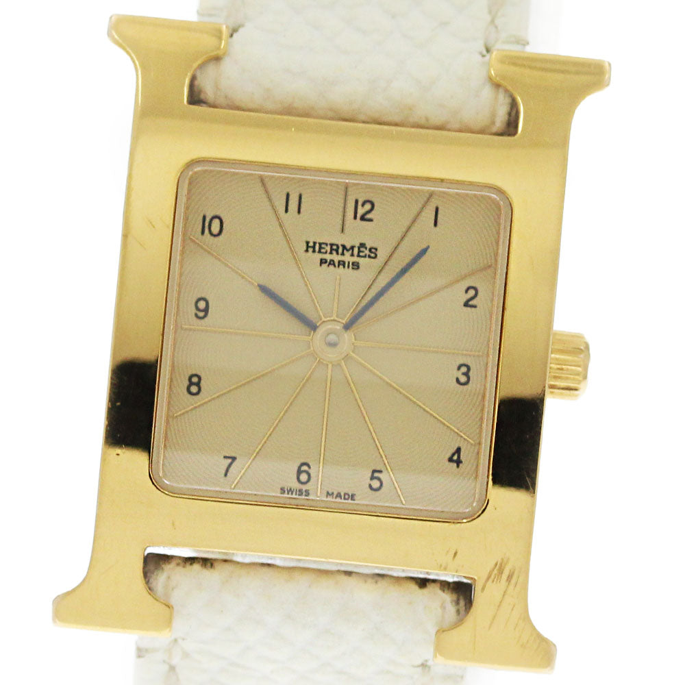 HERMES H watch HH1.201 gold Dial Quartz Ladies Watch_868885
