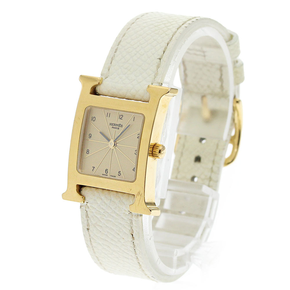 HERMES H watch HH1.201 gold Dial Quartz Ladies Watch_868885
