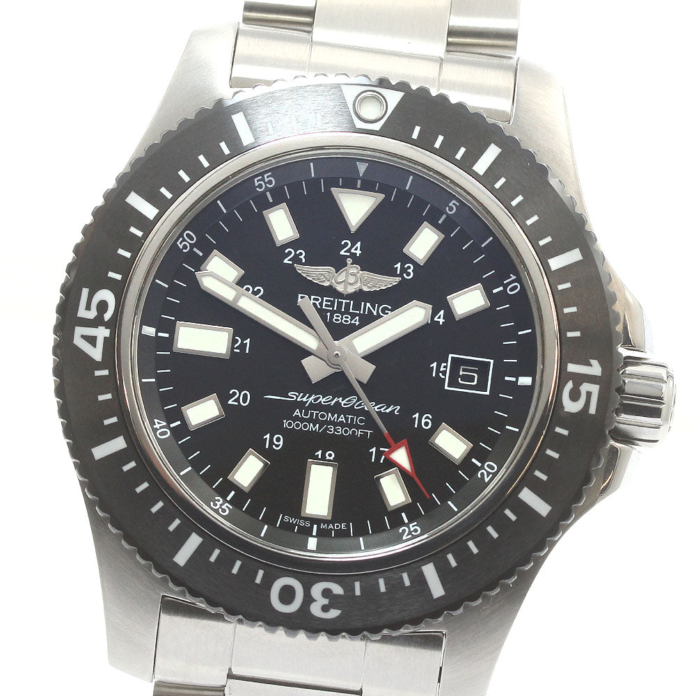 BREITLING Super Ocean 44 Special Y17393 Date Black Dial Automatic Men's_868912