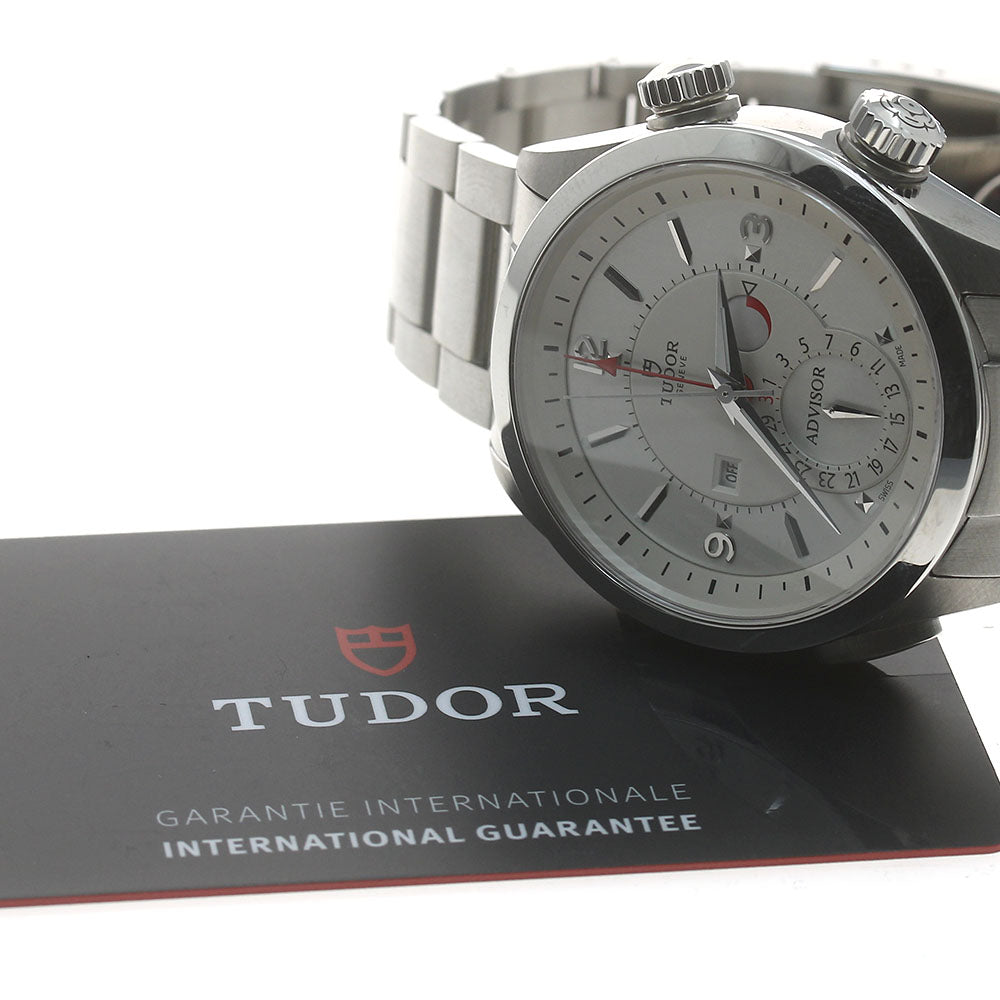 TUDOR Heritage Advisor 79620T Power reserve Silver Dial Automatic Men's_868919