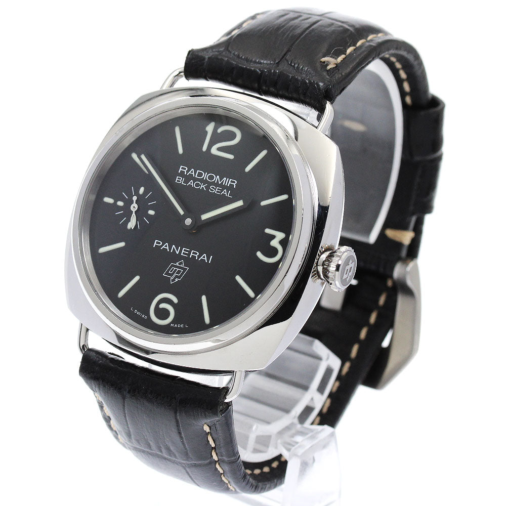 PANERAI Radiomir Black Seal Logo PAM00380 Small seconds black Dial Hand Winding Men's Watch_868927