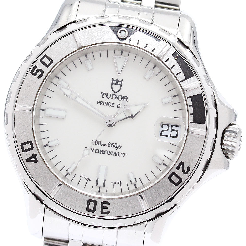 TUDOR Hydronaut 85190P Date Cal.2824-2 white Dial Automatic Boy's Watch_868940
