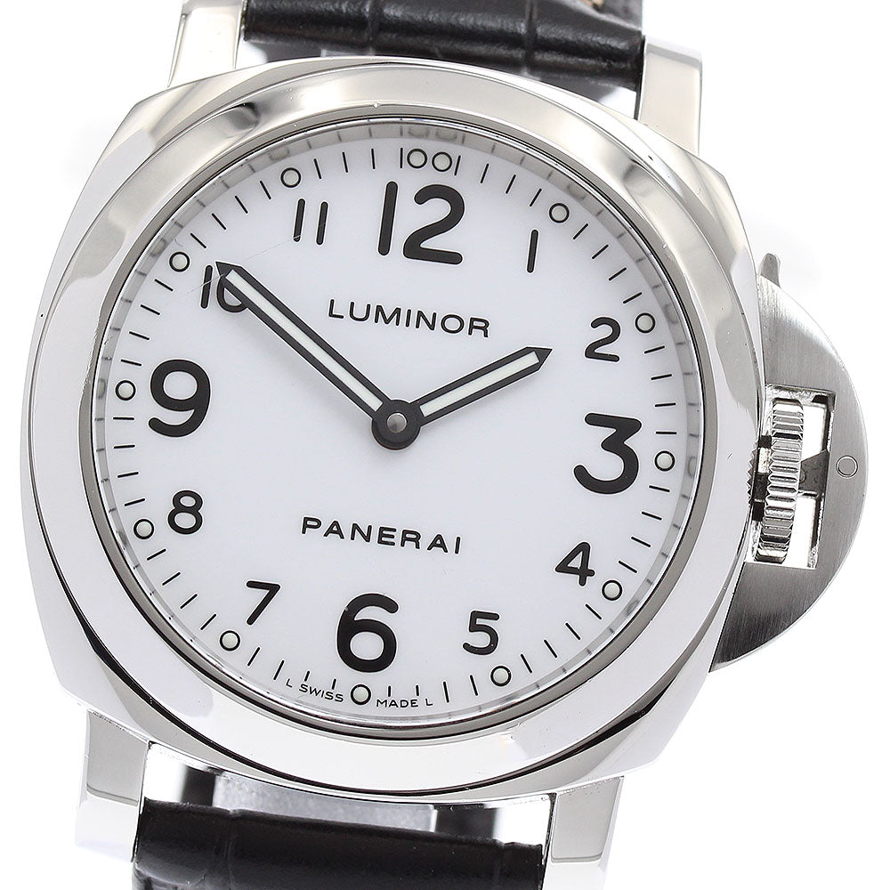 PANERAI Luminol base PAM00114 white Dial Hand Winding Men's Watch_868950