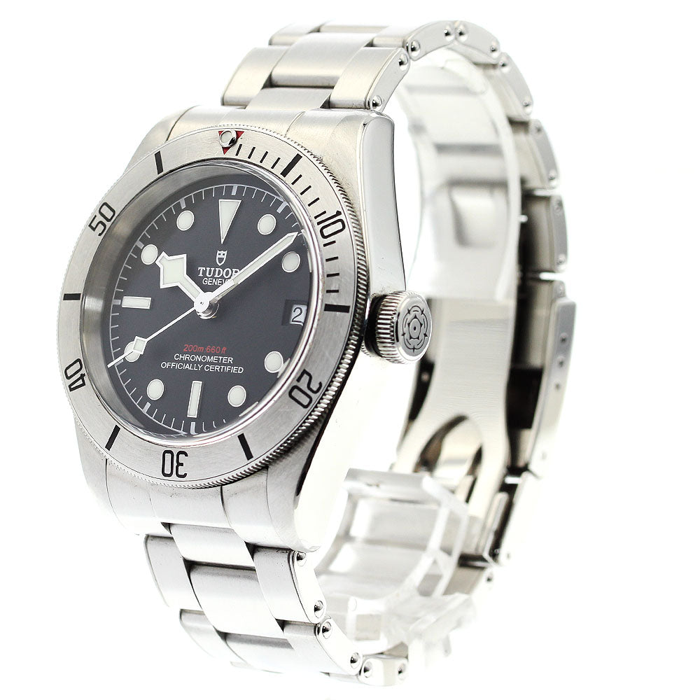 TUDOR Black bay steel 79730 Date Black Dial Automatic Men's Watch_868954