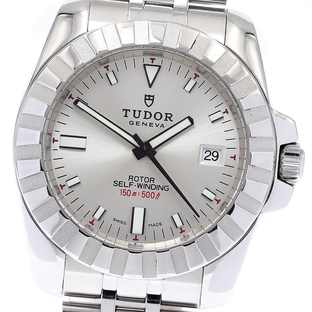 TUDOR Sports collection 20010 Date Silver Dial Automatic Men's Watch_868965