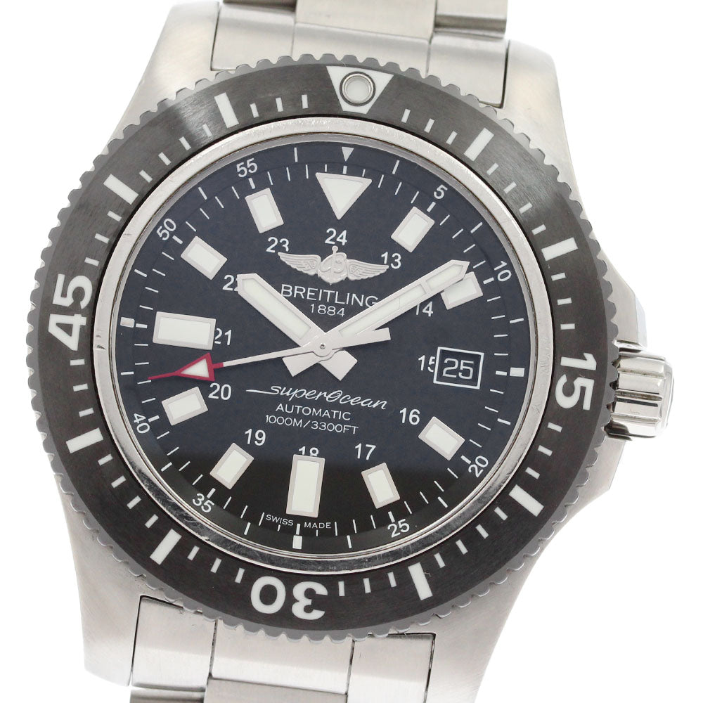 BREITLING Super Ocean 44 Special Y17393 Date Black Dial Automatic Men's_868982
