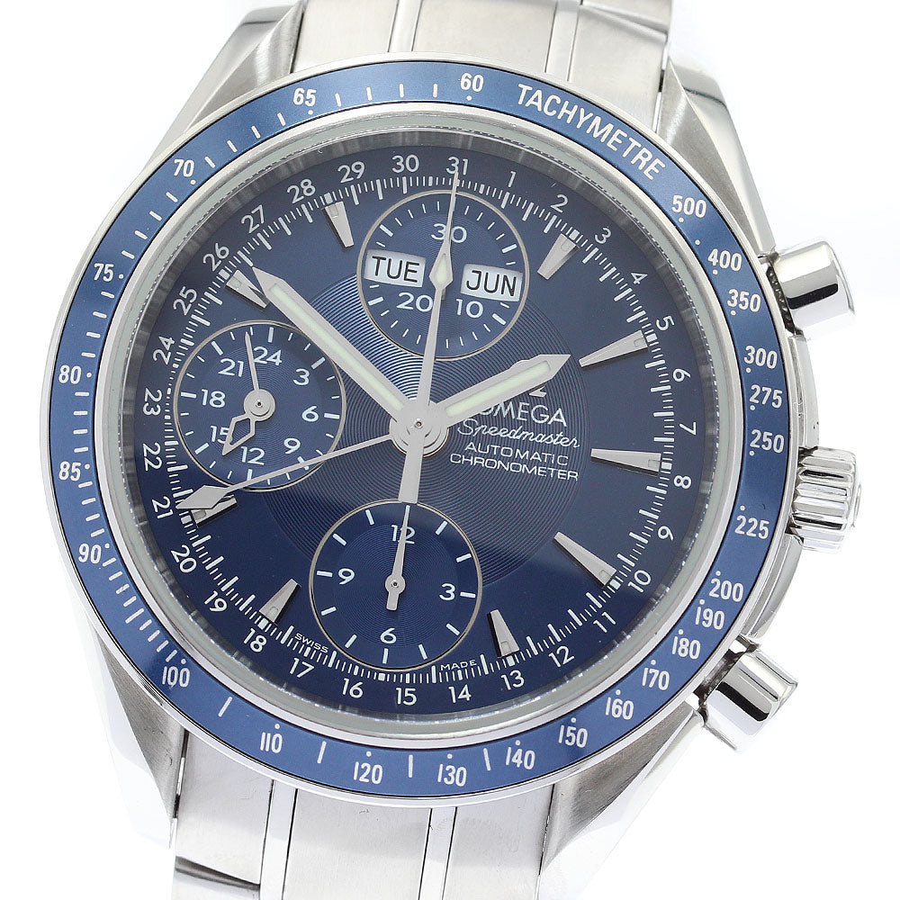 OMEGA Speedmaster 3222.80 Triple calendar Navy Dial Automatic Men's Watch_868991