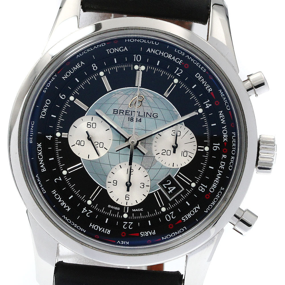 BREITLING Transocean Chronograph Unitime AB0510 Automatic Men's Watch_869021