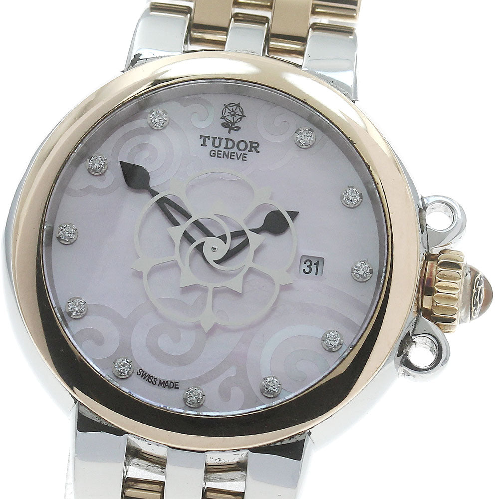 TUDOR Claire de Rose 35401 Date Pink shell Dial Automatic Ladies Watch_869025