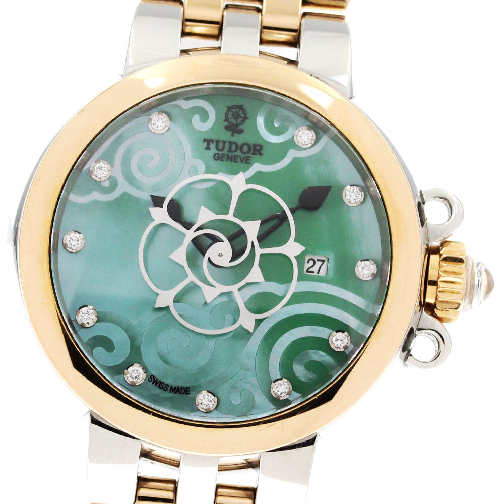 TUDOR Claire de Rose 35401 Date Green shell Dial Automatic Ladies Watch_869042