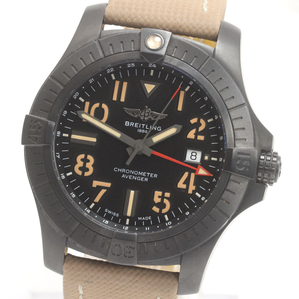 BREITLING Avenger GMT 45 Night Mission V32395 Automatic Men's Watch_869045