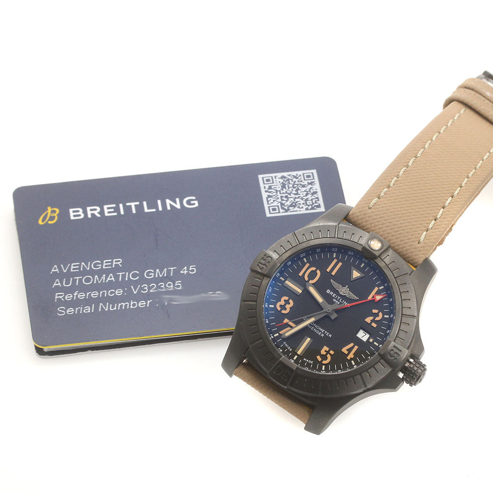 BREITLING Avenger GMT 45 Night Mission V32395 Automatic Men's Watch_869045