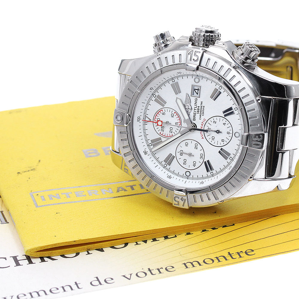 BREITLING Super avenger A13370 Date Chronograph Automatic Men's Watch_869079