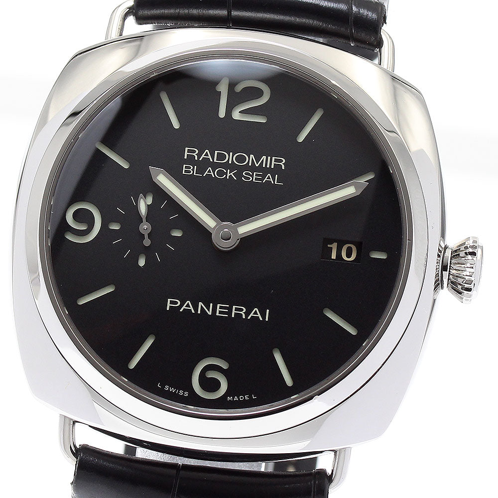 PANERAI Radiomir Black Seal PAM00388 Date black Dial Automatic Men's Watch_869086