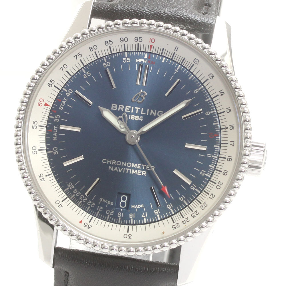 BREITLING Navitimer A17325 Date Navy Dial Automatic Men's Watch_869091