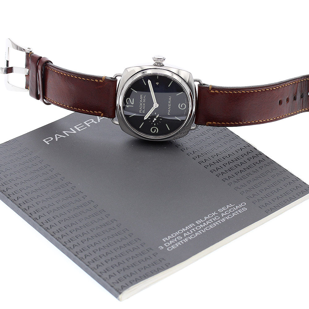 PANERAI Radiomir Black Seal PAM00388 Date black Dial Automatic Men's_869100